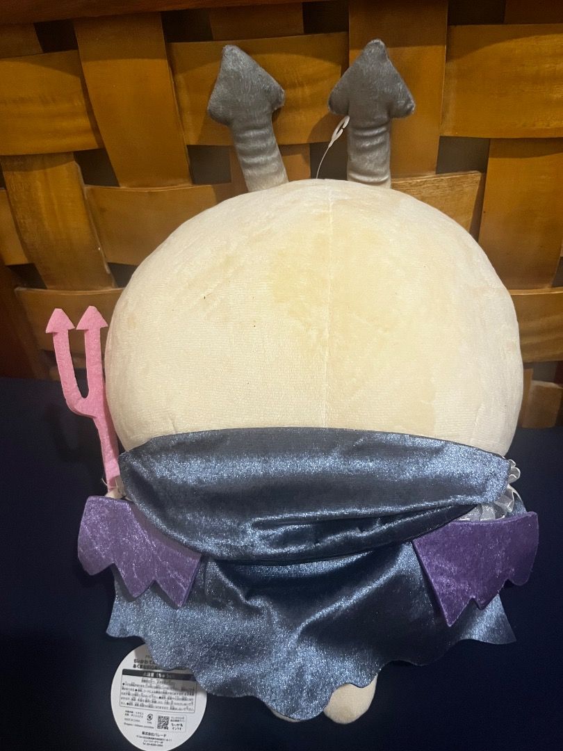 Chiikawa Usagi Halloween Devil Plush (Category: Plushies & Soft Toys) located in Tarlac. Submitted by theoshawott_adventureph (Listing ID 1470124508, Image 2). Description: - Authentic Chiikawa Halloween Series Kurimanju plush - Original tag still attached (Brand New) - Features a black cape, skull-embellished bow, grey horns, and a pink pitchfork - Made with super soft, huggable material - Perfect for gifts or Chiikawa collectors.
