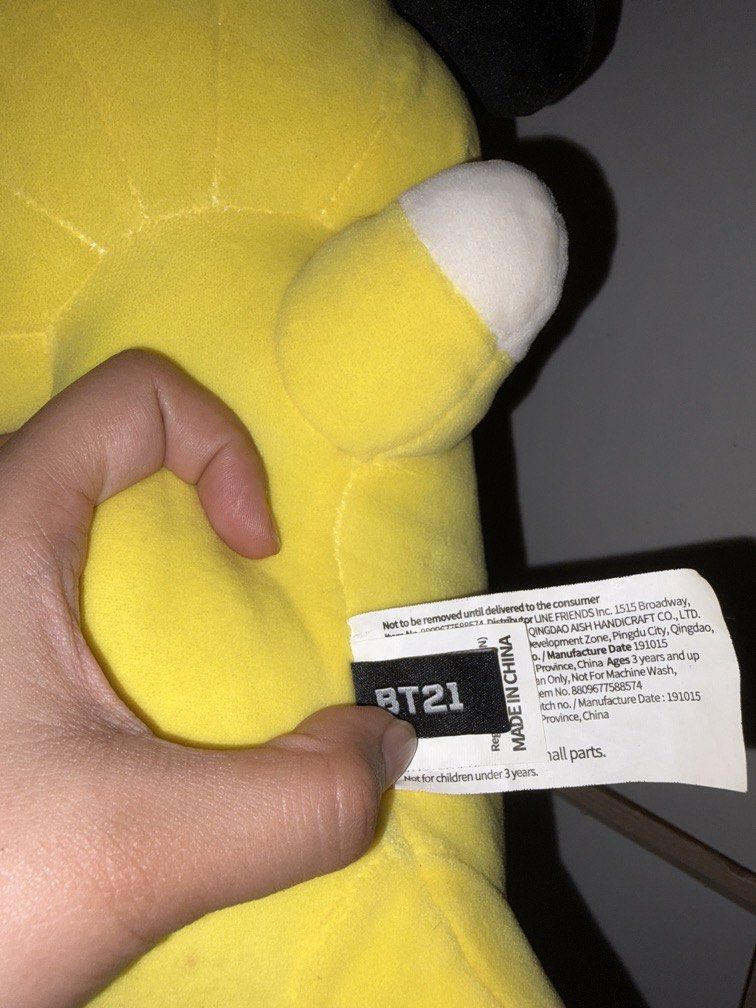 Chimmy BT21 plush toy (Category: Plushies & Soft Toys) located in Pateros City. Submitted by flukycharms (Listing ID 1470017566, Image 3). Description: .