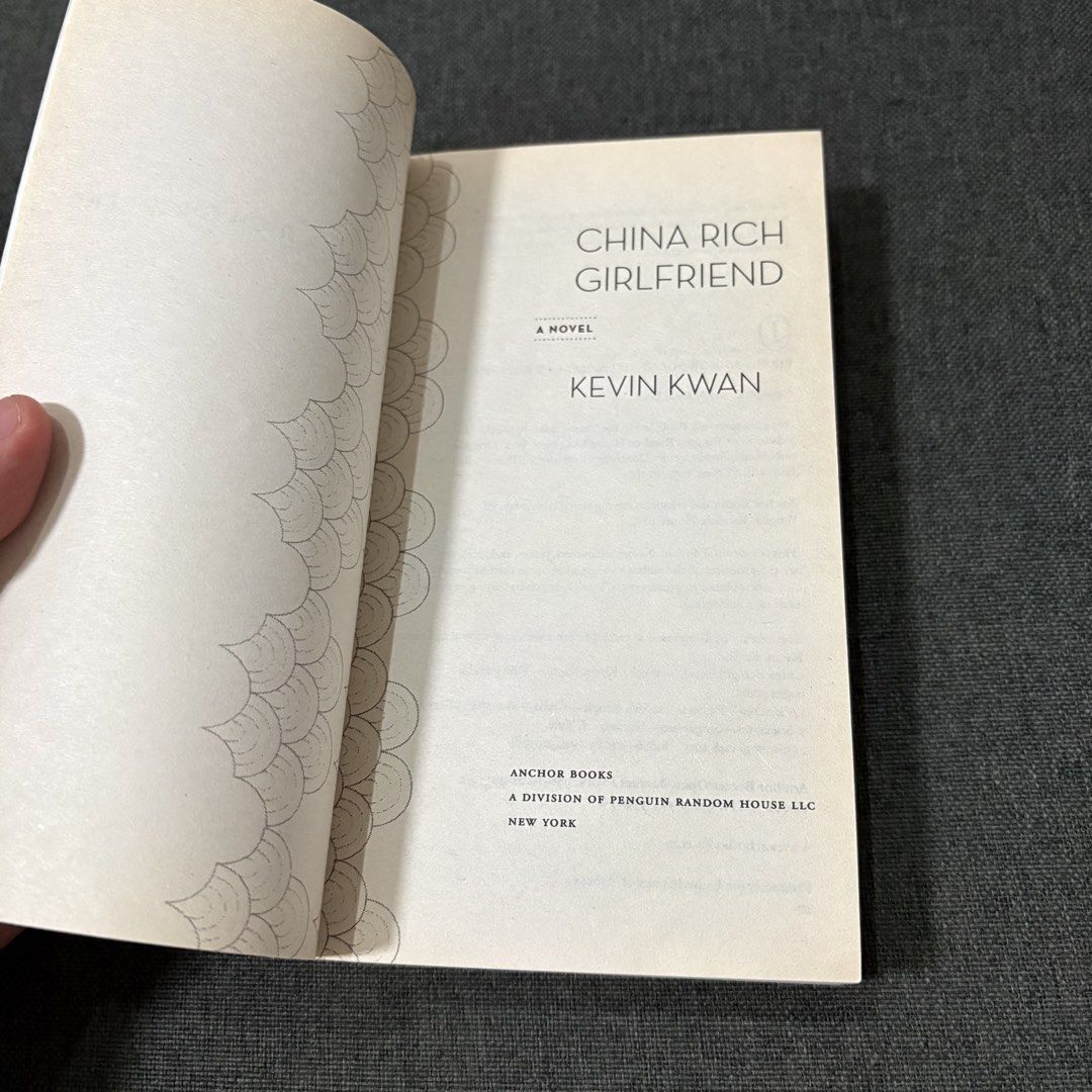 China Rich Girlfriend by Kevin Kwan (Category: Storybooks) located in Imus. Submitted by declutter201 (Listing ID 1470134267, Image 3). Description: Price: P100 Prio payo Location: Imus, Cavite MOP: BDO, Gcash, Maya, GoTyme MOD: GGX, J&T, SDD RFS: Decluttering You can message me for more details.