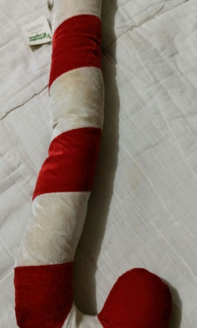 Christmas Candy Cane Stuffed Toy (Category: Cushions & Throws) located in Caloocan City. Submitted by appleblossoms07 (Listing ID 1470065589, Image 2). Description: Old stock but new See issue on photo Need wash.
