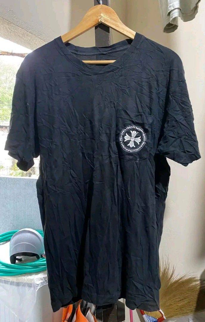 Chrome Hearts (Category: Activewear) located in Cagayan de Oro. Submitted by sar__thrifty (Listing ID 1470132631, Image 3). Description: Chrome Hearts Plus Cross Pocket T-Shirt Large on Tag Dimes: Width: 22 Length: 29 In Good Condition: Location: Misamis Oriental Mindanao.