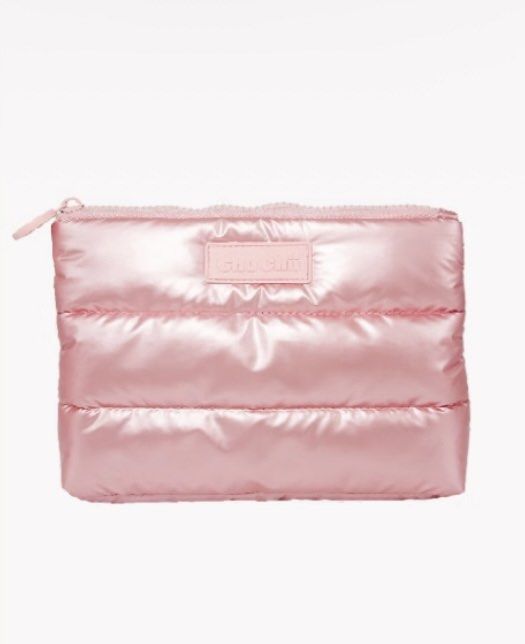 chuchu light pink make up puffer pouch (Category: Makeup) located in Manila. Submitted by iyahpreloved_ (Listing ID 1469978786, Image 1). Description: needs to be clean inside .