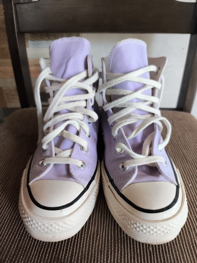 Chuck taylor (Category: Dress Shoes) located in Manila. Submitted by declutterwithmae2x (Listing ID 1469967168, Image 1). Description: Code: converse Size: 4.5 Brand/Origin: VIETNAMESE Price: ₱ 8000 Condition: LIKE NEW ⚠️ REMINDERS: • Items are preloved/ukay bales. Please manage expectations. • Wash before wearing for hygiene purposes! • Color may slightly vary due to studio lighting. • No cancellations or returns allowed.