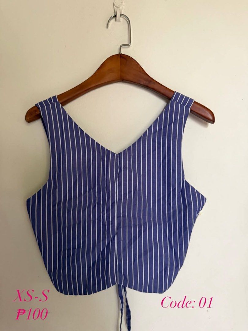 Closet declutter wardrobe tops and skirts (Category: Blouses) located in Baguio. Submitted by thelittolwardrobe (Listing ID 1469959975, Image 2). Description: - Closet clear-out sale reference codes marked per item - DM for availability - Loc: Angeles Pampanga.