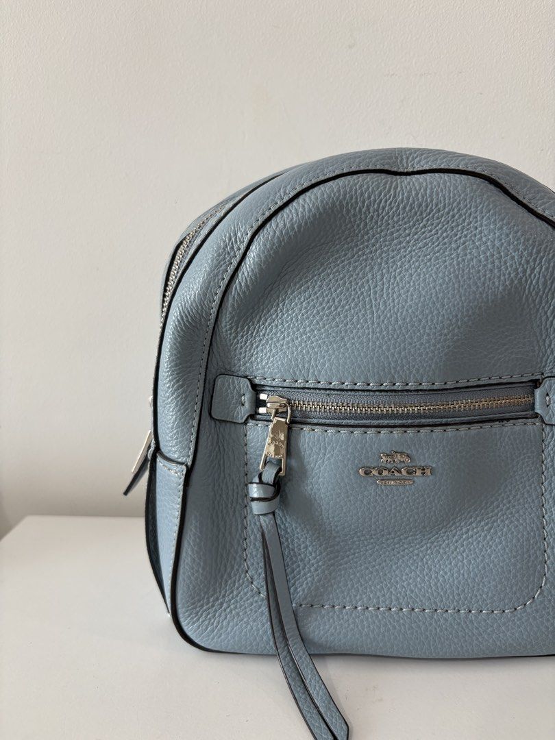 Coach Andi 3-Way Backpack (Category: Backpacks) located in Davao. Submitted by air3cl (Listing ID 1470001814, Image 2). Description: Authentic Coach Andi 3-Way Backpack - naka tago lang sa closet - the label/tag inside the bag is peeling/ chipping. Aside from that, still super pretty. .