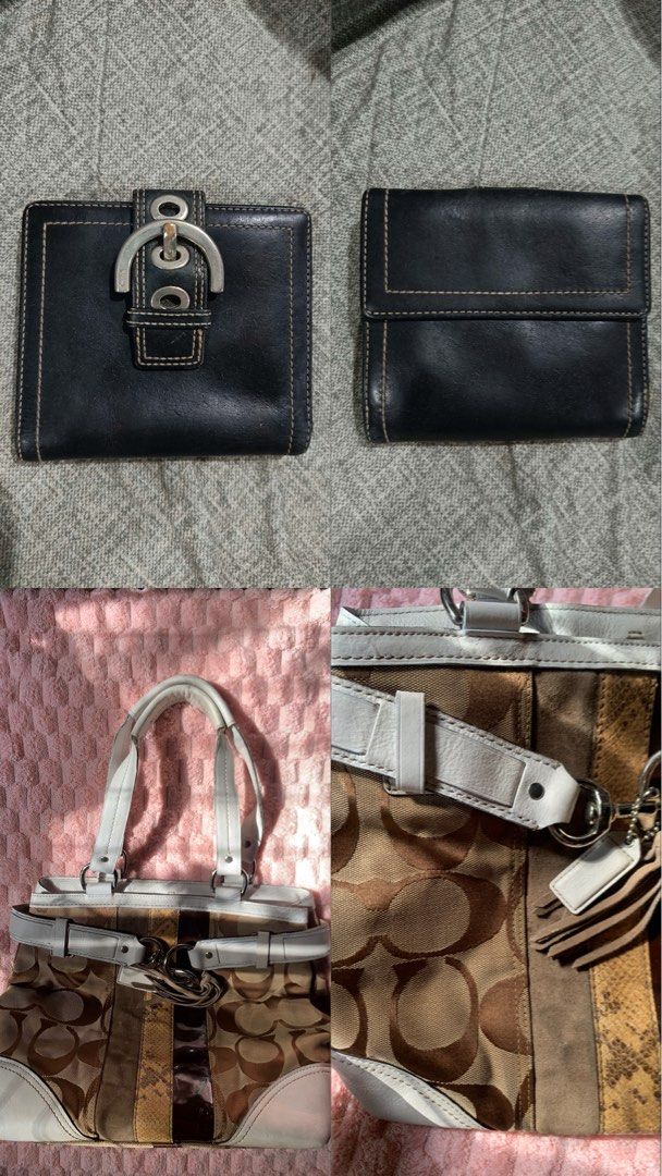 Coach Bundle (Category: Luxury Bags & Wallets) located in Bayombong. Submitted by declutterbyriri (Listing ID 1470054907, Image 1). Description: Coach Soho Wallet Coach Hanpton Bag ₱2.6k .