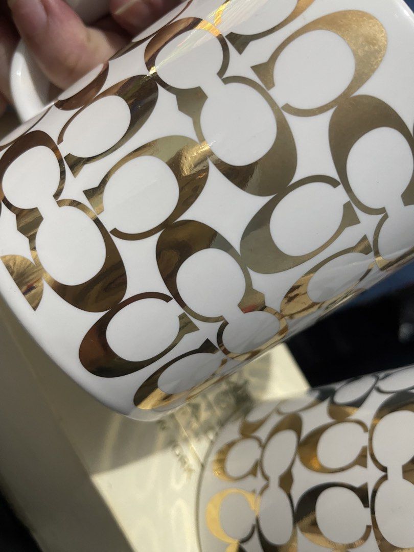 Coach Couple Mug (Category: Coffee & Tea Tableware) located in Binan City. Submitted by winds06 (Listing ID 1470028242, Image 3). Description: Selling my Coach brand couple mug. Bought in Japan. original price ¥13,200. Brand new with box..