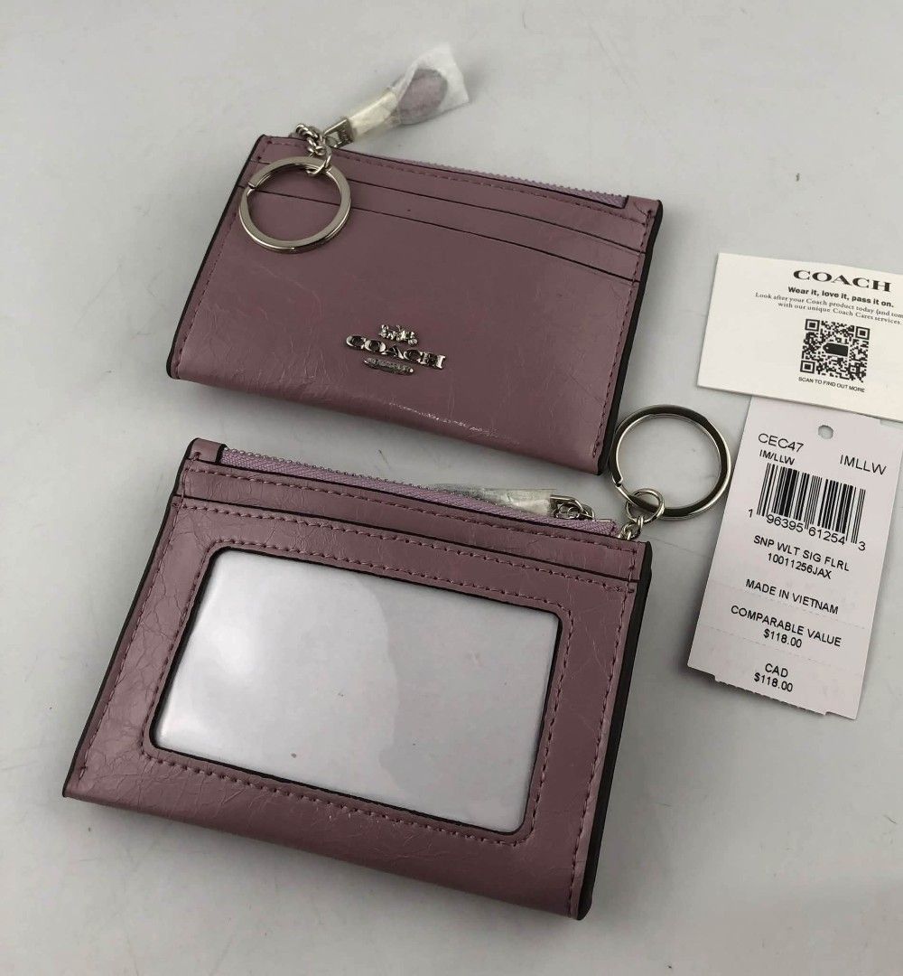 Coach Mini Skinny ID Cardcase (Category: Wallets & Card holders) located in Quezon City. Submitted by bagsboutiqueph (Listing ID 1470065857, Image 2). Description: LAST PRICE POSTED. LIMITED STOCKS! BRANDNEW WITH INCLUSIONS. COLOR MAY SLIGHTLY VARY IN ACTUAL DUE TO LIGHTING AND CAMERA SETTING. OTHER PHOTOS WILL BE SEND DURING PURCHASE AND FOR SURE BUYERS ONLY. WHEN IN DOUBT, DO NOT ORDER. THANK YOU..