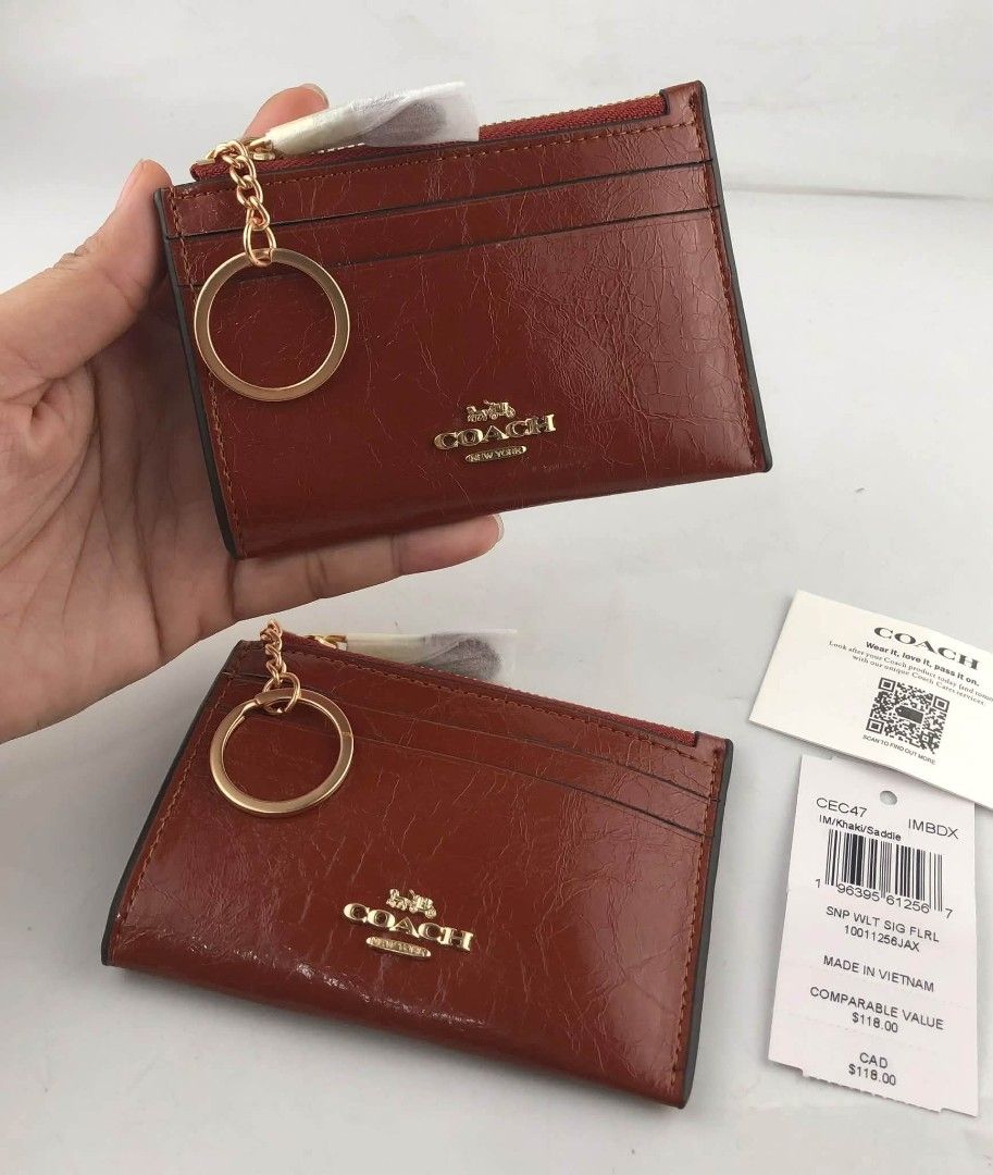 Coach Mini Skinny Cardcase (Category: Wallets & Card holders) located in Quezon City. Submitted by bagsboutiqueph (Listing ID 1470066152, Image 1). Description: LAST PRICE POSTED. LIMITED STOCKS! BRANDNEW WITH INCLUSIONS. COLOR MAY SLIGHTLY VARY IN ACTUAL DUE TO LIGHTING AND CAMERA SETTING. OTHER PHOTOS WILL BE SEND DURING PURCHASE AND FOR SURE BUYERS ONLY. WHEN IN DOUBT, DO NOT ORDER. THANK YOU..