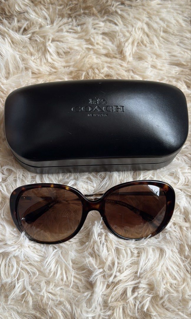 Coach Sunglasses (Category: Luxury Accessories) located in Davao. Submitted by _iconculture (Listing ID 1469997013, Image 2). Description: Coach HC8215F 548513 Gradient Sunglasses Excellent Condition (Like new) Complete Set (og cch hardcase, papers, lens cloth) ₱4,999 *prices are fixed unless on sale IG shop: _Iconculture .