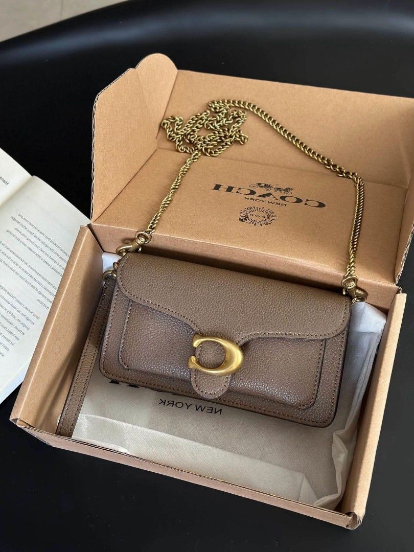 Coach Tabby 20 with Chain (Category: Cross-body Bags) located in Quezon City. Submitted by bagsboutiqueph (Listing ID 1470074681, Image 2). Description: LAST PRICE POSTED. LIMITED STOCKS! BRANDNEW WITH INCLUSIONS. COLOR MAY SLIGHTLY VARY IN ACTUAL DUE TO LIGHTING AND CAMERA SETTING. OTHER PHOTOS WILL BE SEND DURING PURCHASE AND FOR SURE BUYERS ONLY. WHEN IN DOUBT, DO NOT ORDER. THANK YOU..