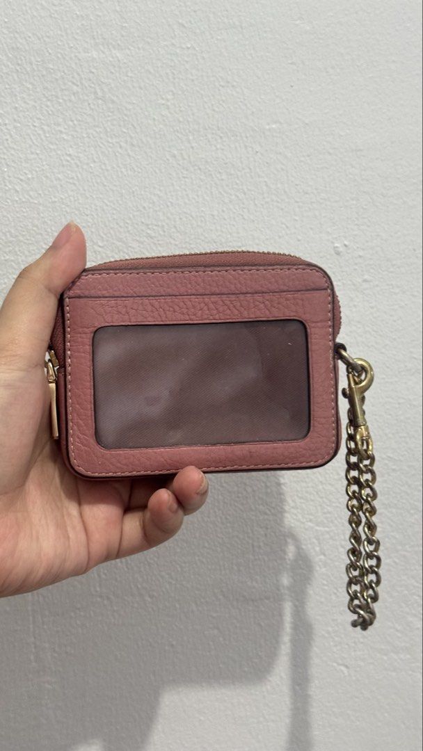 Coach Zip Card Case in True Pink (Category: Wallets & Card holders) located in Quezon City. Submitted by leiimeiii (Listing ID 1470057118, Image 2). Description: • Used Authentic Coach Zip Card Case in True Pink •Hardware is already faded (Pls browse photos) • Meetup:SM North Only/Shipping available .