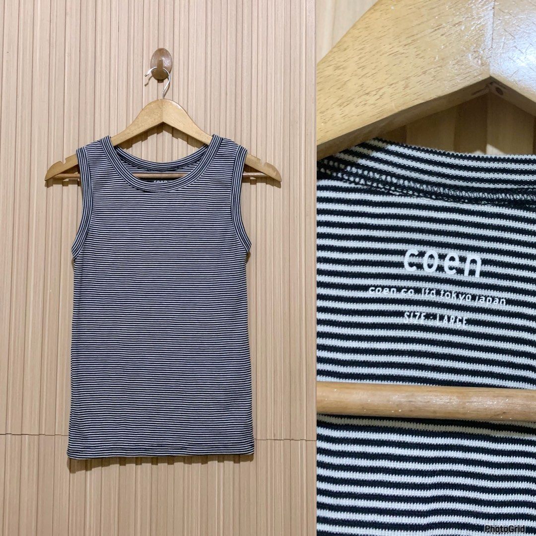 Coen striped basic top (Category: Blouses) located in Koronadal. Submitted by gstyledforless (Listing ID 1470110569, Image 1). Description: Nice fabric Fits M.
