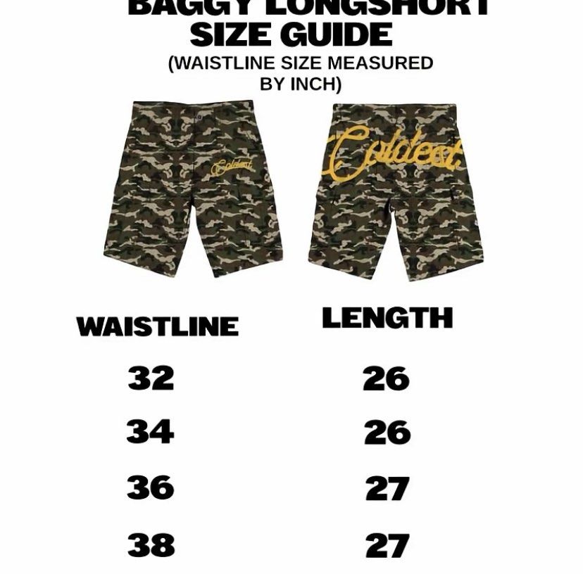 Coldest “Hardy” camouflage longshort cargo (Category: Shorts) located in Baliuag. Submitted by br0kebaddieng (Listing ID 1470098337, Image 2). Description: negotiable if sure buyer rfs: wrong size size: xl 36 -brand new -no ww .