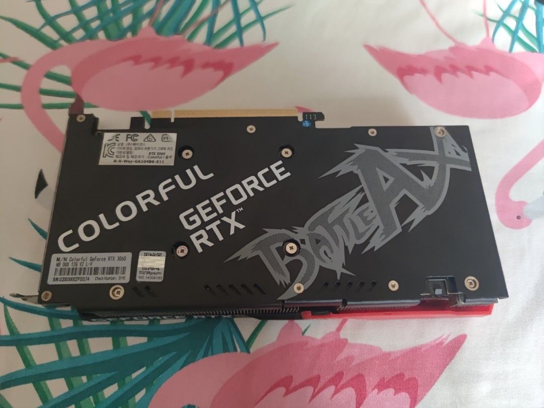 Colorful RTX 3060 12GB (Category: Computer Parts) located in Manila. Submitted by cailser (Listing ID 1470085119, Image 2). Description: Colorful RTX 3060 12GB Well Maintained Card No Issues Repasted a month ago San Pablo City, Laguna.