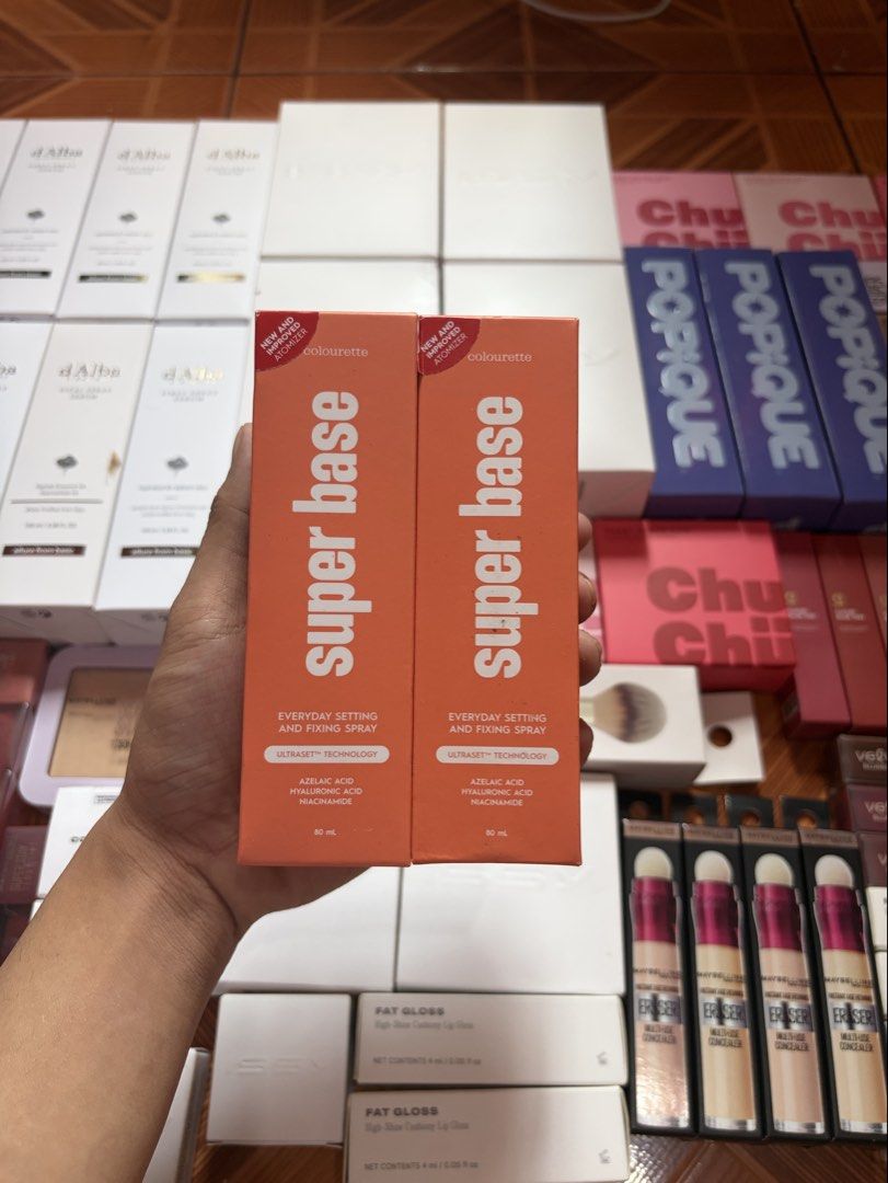Colourette Super Base Fixing Spray — 1 pc (Category: Makeup) located in San Mateo. Submitted by chrstian1 (Listing ID 1470106507, Image 1). Description: Colourette Super Base Fixing Spray — 1 pc ✦ SRP: ₱699 → ₱309 .