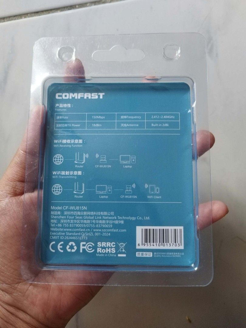 Comfast Free Driver 150Mbps Mini Network Card Wireless WiFi USB Adapter Antenna for PC Computer (Category: Other Mobile & Gadget Accessories) located in Antipolo. Submitted by carenalba18 (Listing ID 1470056090, Image 3). Description: Comfast Free Driver 150Mbps Mini Network Card Wireless WiFi USB Adapter Antenna for PC Computer.