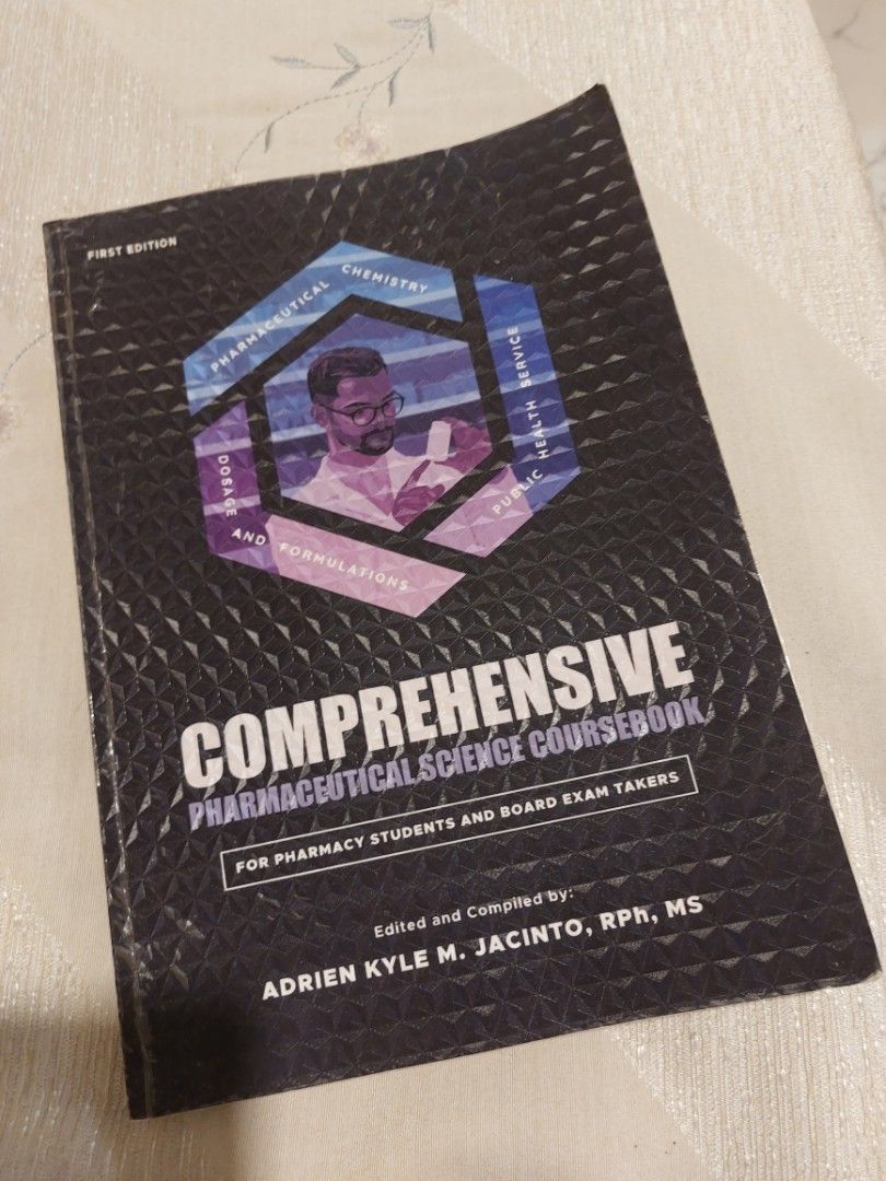 Comprehensive Pharmaceutical Science Coursebook First Edition | CPSC for Pharmacy Review (Category: Textbooks) located in Pagadian. Submitted by kyuuuchaw (Listing ID 1469978075, Image 1). Description: CPSC First Edition - very useful during undergrad review - biught it for around 2k+ Condition: Lightly used; Heavy pencil marks on Module 5 RFS: Already passed the board exam 🚚 J&T/LBC 💸 GCash/GoTyme.