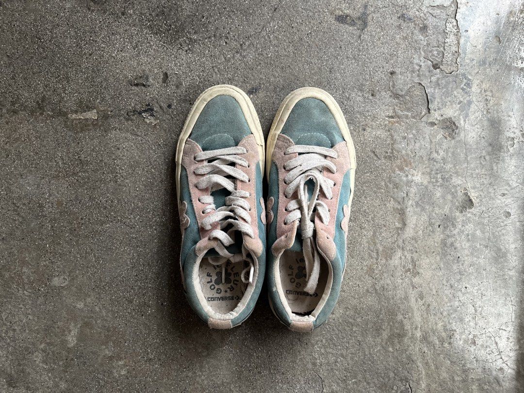 Converse x Golf le Fleur One Star Blue Pink (Category: Sneakers) located in Manila. Submitted by isabelm_ (Listing ID 1470018069, Image 1). Description: Converse x Golf le Fleur One Star Blue Pink Men's 4 / US Women's 6 / EUR 36 Used ₱ 1,099 + SF 🏳️‍⚧️ Via LBC/J&T/Lalamove.