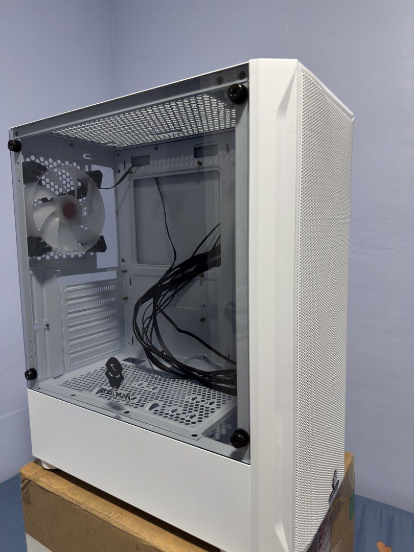 Coolman Aurora White PC CPU Case Glass Panel (Category: Desktops) located in Angono. Submitted by mydogisdouglas (Listing ID 1470014038, Image 1). Description: 🖥️ FOR SALE: COOLMAN AURORA PC CASE ₱1,300 ONLY! LIKE NEW CONDITION | WELL-MAINTAINED Selling my Coolman Aurora PC Case! Used for only a few months and still looks brand new. Super well-maintained, with no dents, scratches, or damage. ✅ Used for only a few months ✅ Looks brand new, excell