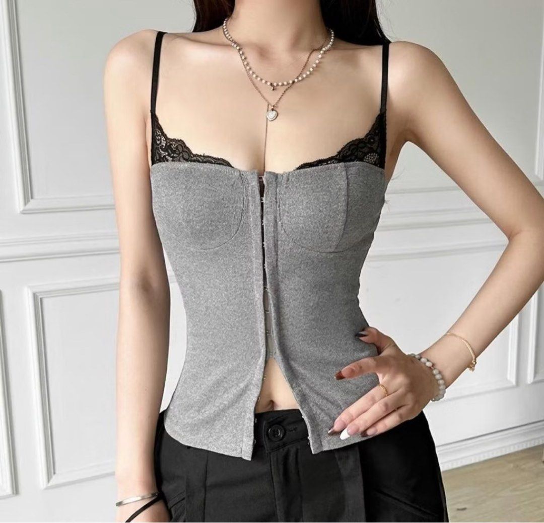 Corset Lace Top (Category: Sleeveless) located in Manila. Submitted by declutterbylish (Listing ID 1469985154, Image 3). Description: .