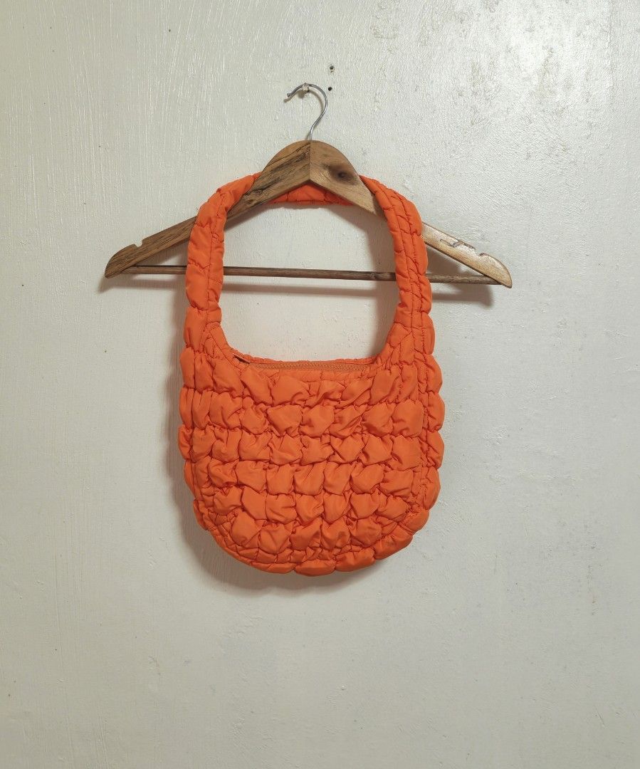COS Quilted Oversized Shoulder Bag Orange (Category: Shoulder Bags) located in Baguio. Submitted by curatedgalore (Listing ID 1470085029, Image 1). Description: C.O.S Quilted shoulder bag Verygood condition Minimal sign of usage Authentic.