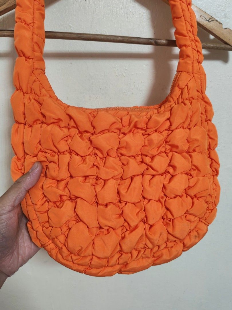 COS Quilted Oversized Shoulder Bag Orange (Category: Shoulder Bags) located in Baguio. Submitted by curatedgalore (Listing ID 1470085029, Image 2). Description: C.O.S Quilted shoulder bag Verygood condition Minimal sign of usage Authentic.