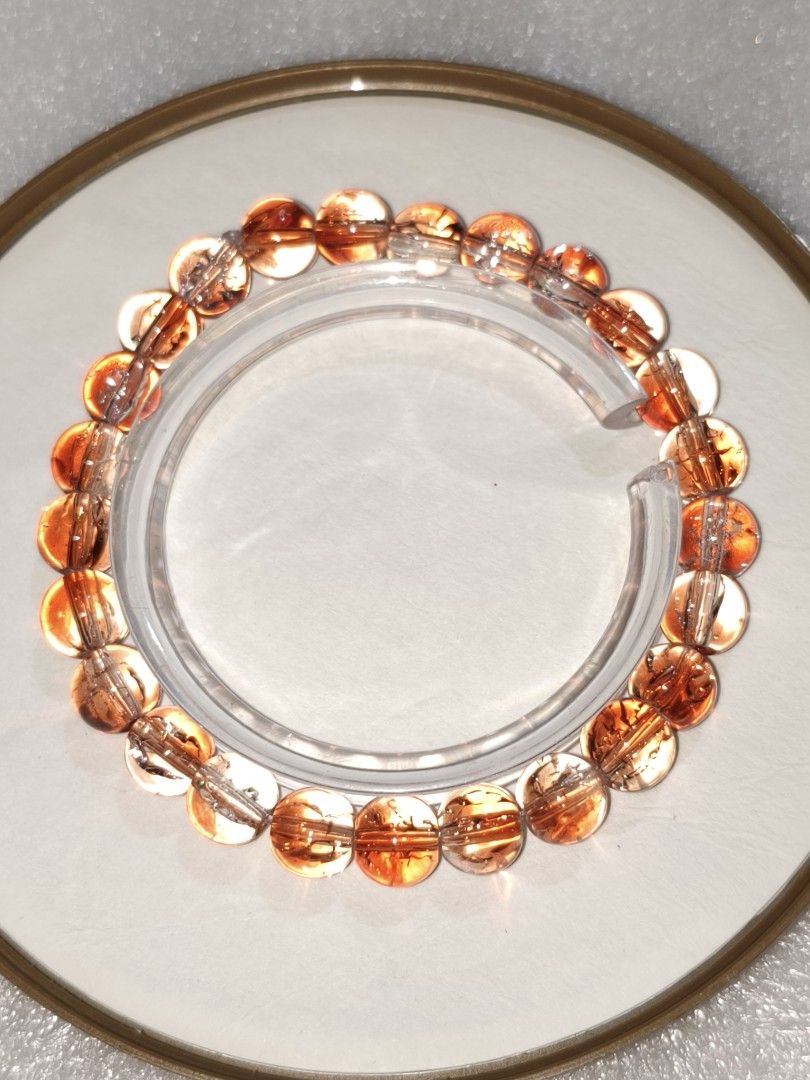 Crackled Glass Bead Bracelets Various Colors (Category: Bracelets) located in Caloocan City. Submitted by books_and_beads (Listing ID 1470081227, Image 3). Description: - Crackled glass beads with a shiny finish - Available colors: ocean turquoise, fiery orange, icy aqua, peachy tangerine, ruby red, amethyst purple, sea foam green, moss green, smoky green, translucent rose quartz pink. - Standard stretch size fits most wrists comfortably (17-18cm