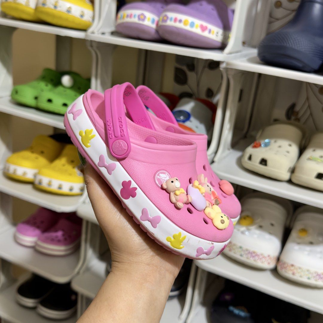 Crocs for Kids (Category: Babies & Kids Fashion) located in Baguio. Submitted by shopple.ph (Listing ID 1470126926, Image 2). Description: C R 🐊 C S for Kids 📏 Size: c9 (US) | 26 (EU) | 16.5 cm ✨ Condition: VGUC — please refer to posted photos 👀 What you see is what you get. 🫧 Pre-washed ☺️ 🛍️ Ukay source — please limit your expectations. 🚫 Payment first policy — No COD 💸 MOP: GCash / BPI / BDO / MariBank / Maya 📦 Courier: J&T Express onl