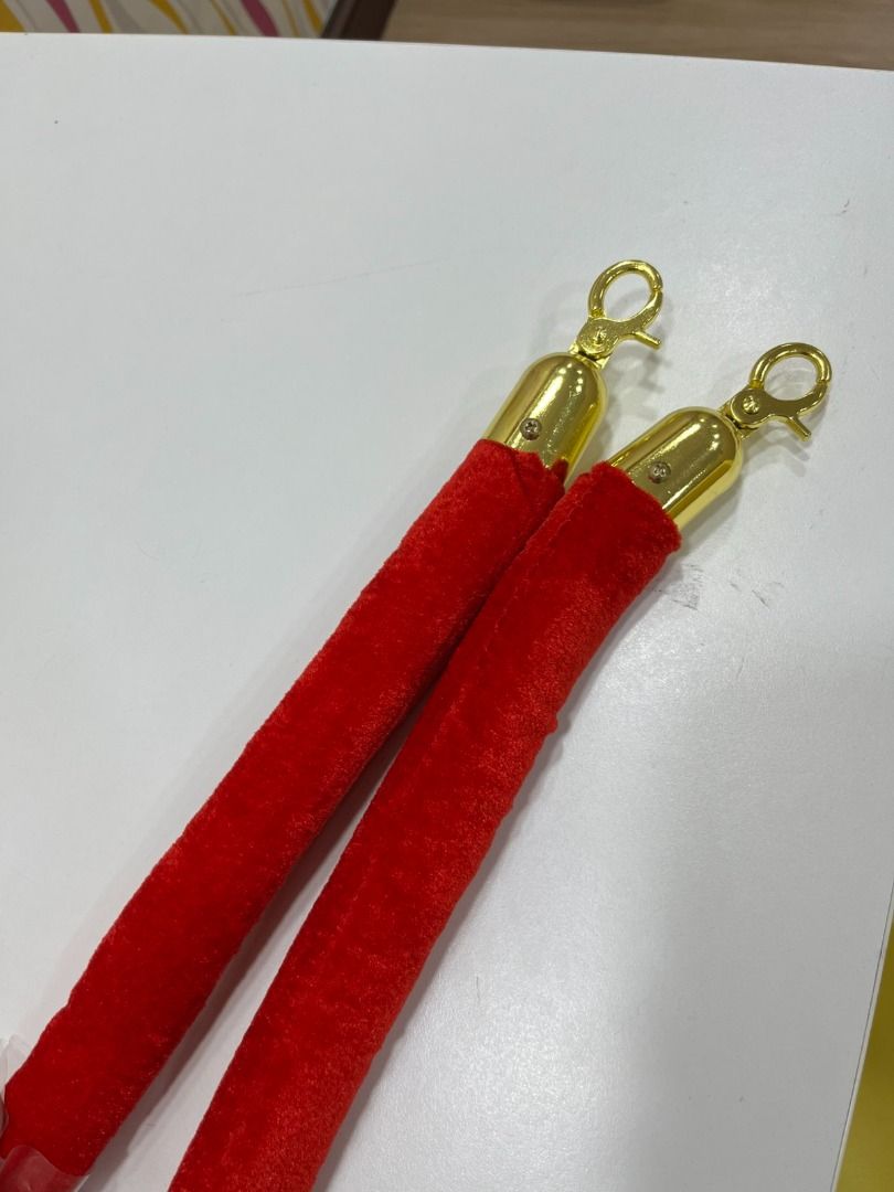 Crowd Control Stanchion Post (Gold Post) (Category: Looking For) located in Makati City. Submitted by johnstone_mkt (Listing ID 1470027706, Image 2). Description: Heavy-duty gold stanchion post with velvet rope for crowd control and queue management in commercial venues. Ideal for: - Event halls - Hotel Lobbied - Banks & airports - Museums & galleries - Retail checkout lines.