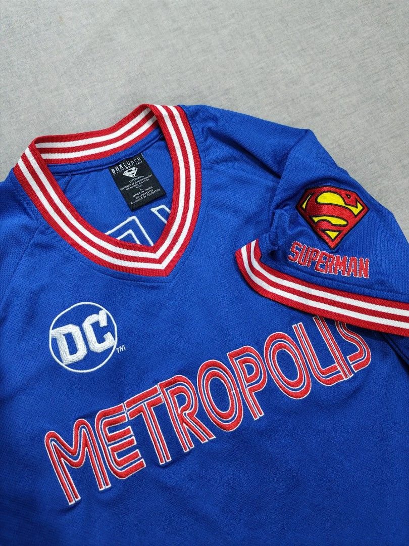 DC comics Superman metropolis jersy (Category: Tshirts & Polo Shirts ) located in Baguio. Submitted by used_clothing2600 (Listing ID 1469975118, Image 3). Description: DC comics Superman metropolis mesh jersy clark kent size large verygood condition width 21.5 length 28.5 P 800.