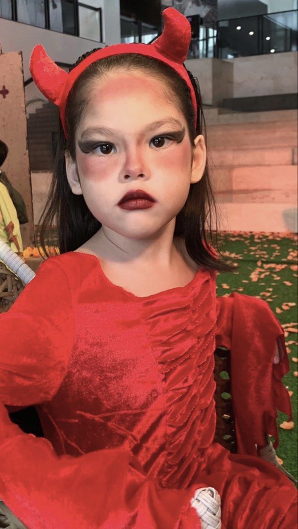 Delightfully Devilish Girls Halloween Costume (Category: Babies & Kids Fashion) located in Butuan. Submitted by czprrrs (Listing ID 1470052290, Image 2). Description: Used once Size 6 (fits 5 to 7 years old).