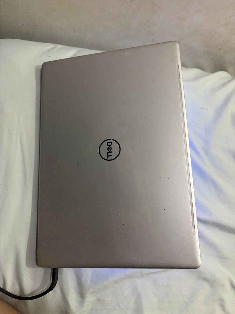 Dell Intel Core i5 8th Gen Laptop (Category: Laptops & Notebooks) located in Cebu City. Submitted by haniyaas (Listing ID 1470088323, Image 2). Description: - Brand: Dell - OS: Windows installed - Processor: Intel Core i5 8th Gen - Design: Silver chassis with black bezel - Condition: Used wear marks on the palm rest and screen bezel - Included: Charger Price is still negotiable!.