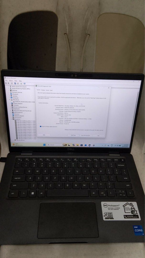 Dell Latitude 7340 (Category: Laptops & Notebooks) located in Manila. Submitted by harryelizondo (Listing ID 1470066120, Image 2). Description: For Sale only Dell Latitude 7430 16gb ram Core i7 1255U 500gb storage Meetup: San Juan / Manda Nego for sure buyer.