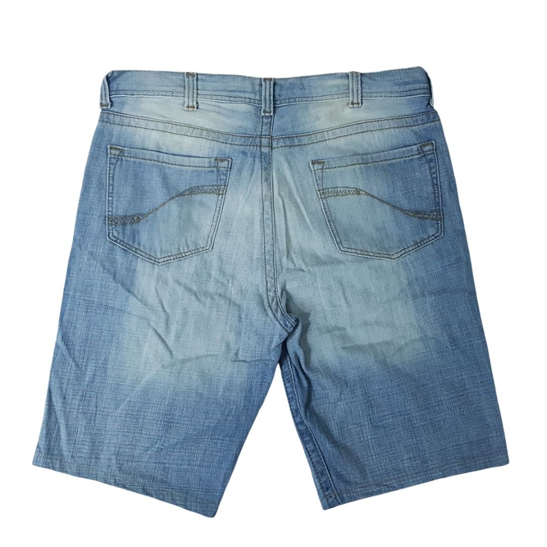 Denim jorts 4 DKNY (Category: Shorts) located in Cebu City. Submitted by dwightmendozasr (Listing ID 1470077660, Image 3). Description: Denim jorts 4 DKNY 36 on tag W- 36.0 L - 22.0 Knee opening - 20.0 ~minor signs of usage which are normal for preloved items Php 250.00 + shipping fee CODE: PP4.
