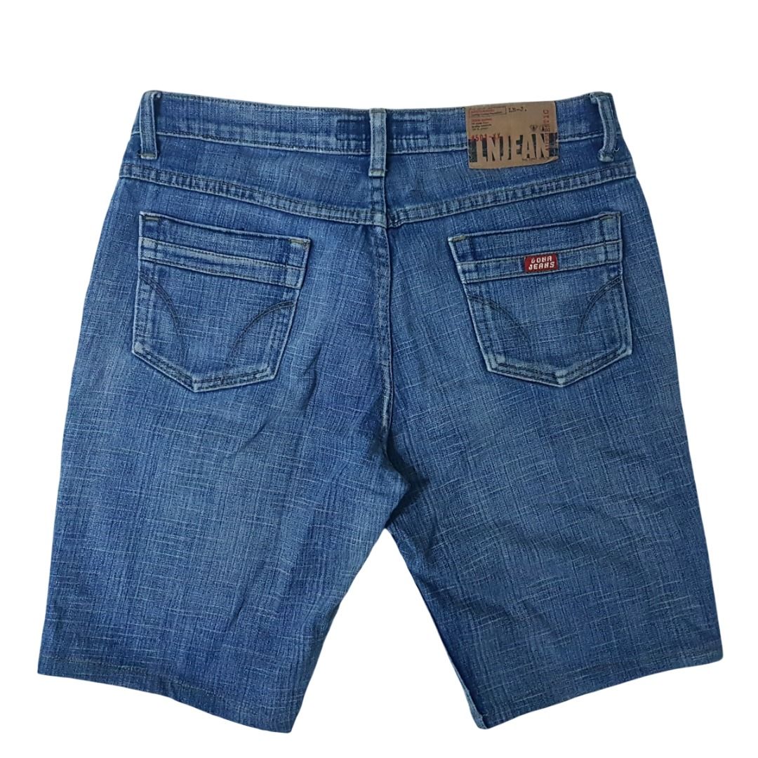 Denim jorts 5 (Category: Shorts) located in Cebu City. Submitted by dwightmendozasr (Listing ID 1470080675, Image 3). Description: Denim jorts 5 32 on tag W- 29.0 L - 18.0 Knee opening - 16.0 ~minor signs of usage which are normal for preloved items Php 250.00 + shipping fee CODE: PP5 .