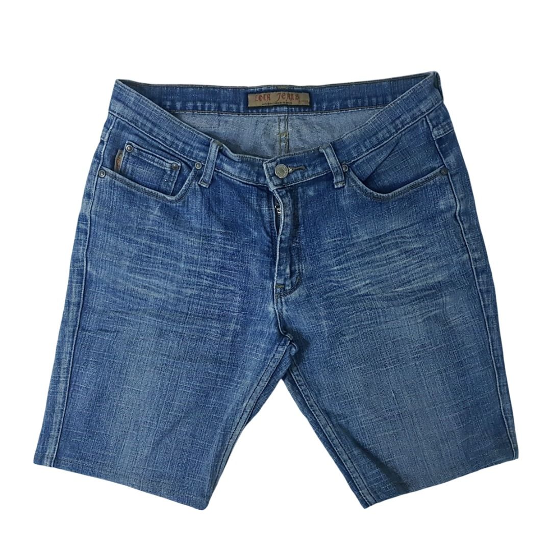 Denim jorts 5 (Category: Shorts) located in Cebu City. Submitted by dwightmendozasr (Listing ID 1470080675, Image 1). Description: Denim jorts 5 32 on tag W- 29.0 L - 18.0 Knee opening - 16.0 ~minor signs of usage which are normal for preloved items Php 250.00 + shipping fee CODE: PP5 .