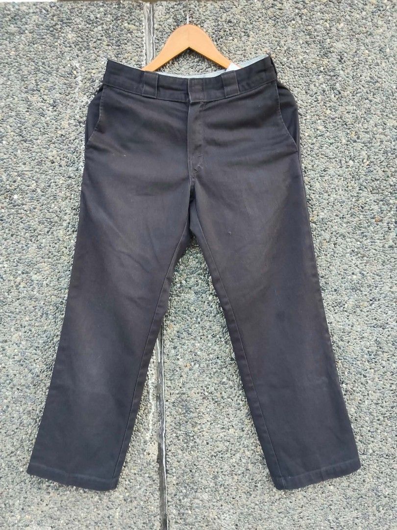 Dickies Flex Slim Taper Black Pants (Category: Trousers) located in Lucena. Submitted by ziboldawg (Listing ID 1470046636, Image 1). Description: - Brand: Dickies Flex - Color: Black - Fit: Slim taper with comfortable stretch fabric - Size: Waist measures approx. 18" flat - Features: Standard belt loops, zip fly, and back welt pockets with logo tag - Condition: Great for everyday workwear or casual styling - PM for inquiries or fast checkout!.