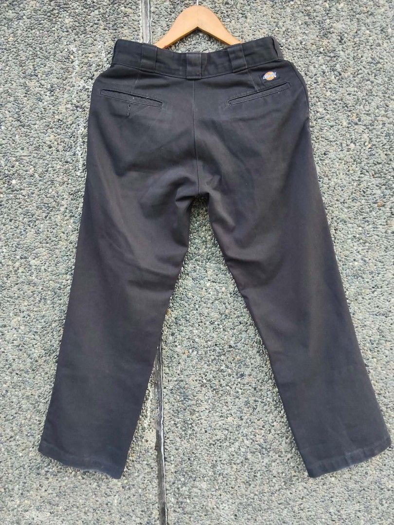 Dickies Flex Slim Taper Black Pants (Category: Trousers) located in Lucena. Submitted by ziboldawg (Listing ID 1470046636, Image 3). Description: - Brand: Dickies Flex - Color: Black - Fit: Slim taper with comfortable stretch fabric - Size: Waist measures approx. 18" flat - Features: Standard belt loops, zip fly, and back welt pockets with logo tag - Condition: Great for everyday workwear or casual styling - PM for inquiries or fast checkout!.