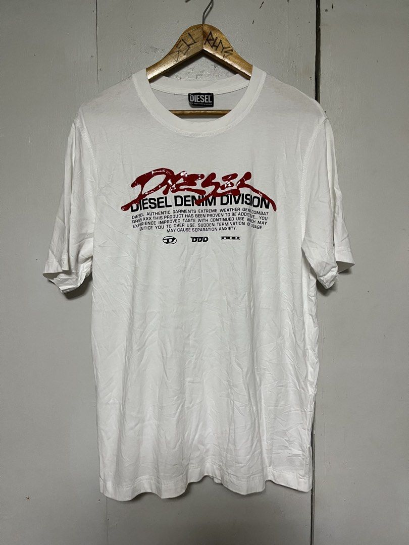 Diesel T-Just-L3 T-Shirt (Category: Tshirts & Polo Shirts ) located in Kabankalan. Submitted by zeich_thrift (Listing ID 1470092449, Image 1). Description: Diesel T-Just-L3 T-Shirt 21x28 Brand new condition No issue.
