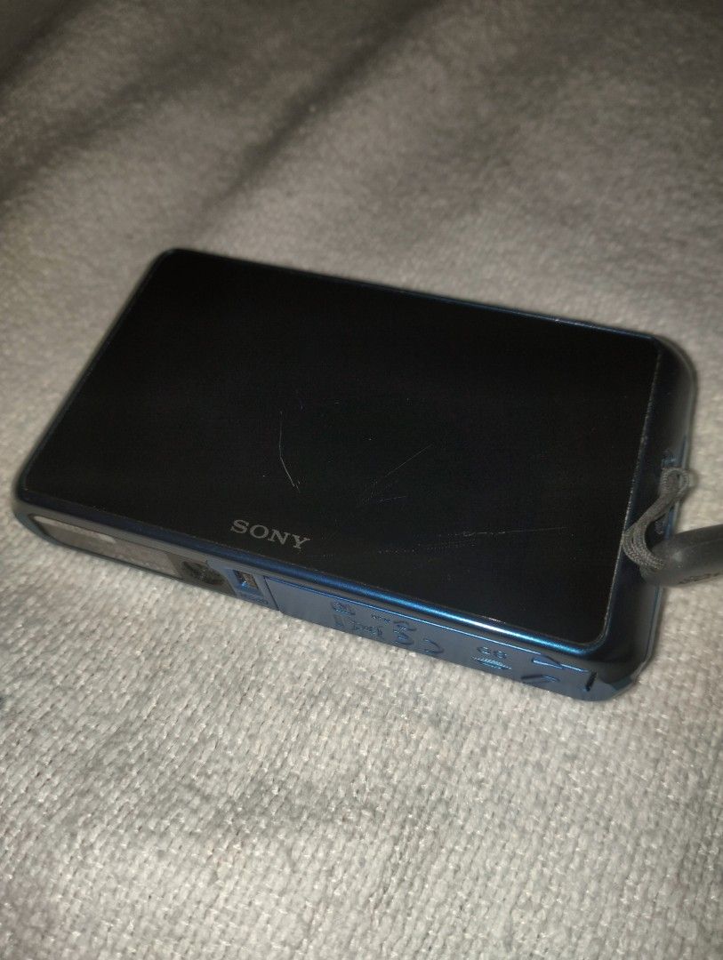 Digital Camera Sony Cybershot DSC-TX20 (Category: Cameras) located in Quezon City. Submitted by hyacinthflower (Listing ID 1470084753, Image 3). Description: SONY CYBERSHOT DSC-TX20 •Waterproof, Dustproof, and Shockproof •100% working! •Minor scratches on the screen • with its original Bag, strap, and battery •can do downpayment! SPECS: -16.2 megapixel -4x optical zoom and up to 8x Clear Image Zoom - ISO range 125-3200 -3.0-inch Xtra TruBlack TFT
