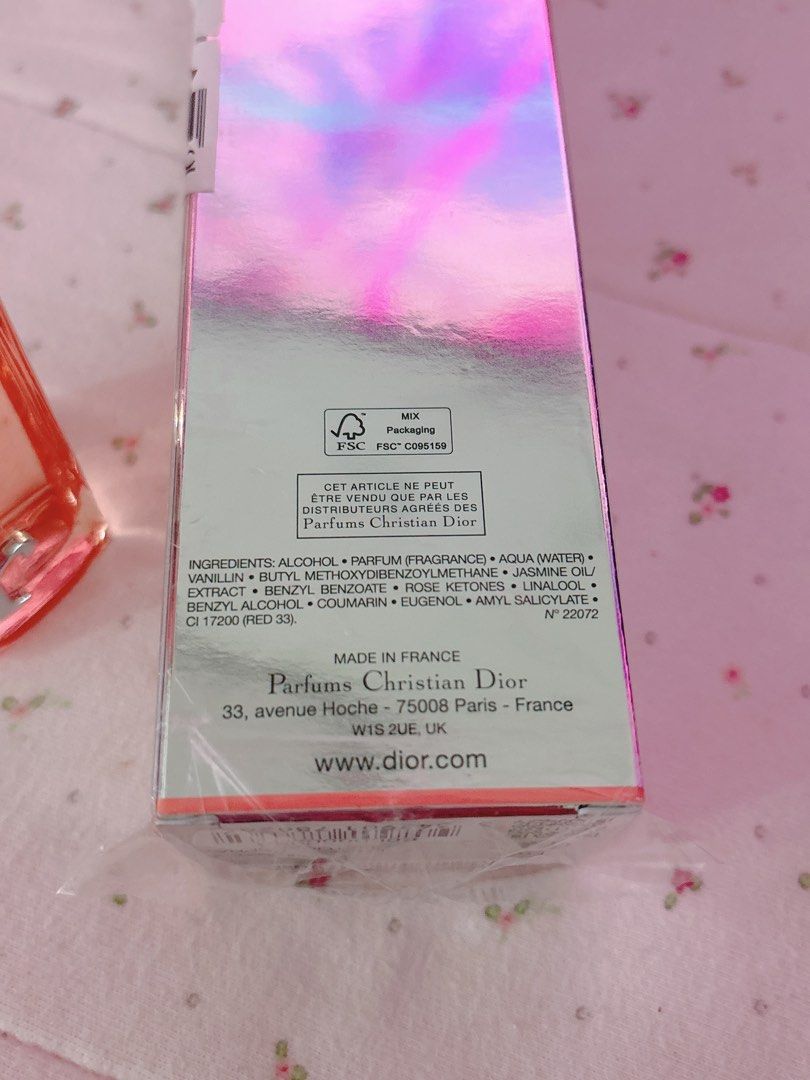 Dior Addict Peachy Glow Eau de Parfum 50mL Perfume (Category: Fragrance & Deodorants) located in Bacolod City. Submitted by kyotori (Listing ID 1470114149, Image 3). Description: authentic, used once or twice only! about 98% remaining. stored with care~ feel free to send an offer! 📍 𝘭𝘰𝘤𝘢𝘵𝘪𝘰𝘯: 𝘣𝘢𝘤𝘰𝘭𝘰𝘥 𝘤𝘪𝘵𝘺 🍡 𝘱𝘢𝘺𝘮𝘦𝘯𝘵: 𝘣𝘥𝘰, 𝘨𝘤𝘢𝘴𝘩, 𝘮𝘢𝘺𝘢, 𝘨𝘰𝘵𝘺𝘮𝘦 🎁 𝘴𝘩𝘪𝘱𝘱𝘪𝘯𝘨 𝘤𝘰𝘶𝘳𝘪𝘦𝘳: 𝘧𝘭𝘢𝘴𝘩 𝙣𝙤 𝙧𝙪𝙨𝙝 