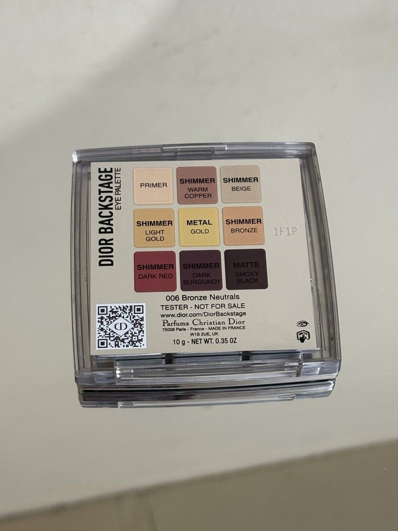 Dior Backstage Eyeshadow Eye Palette 006 Bronze Neutrals (Category: Makeup) located in Pasay City. Submitted by keynbloom (Listing ID 1470029676, Image 3). Description: fixed price! swatched only .