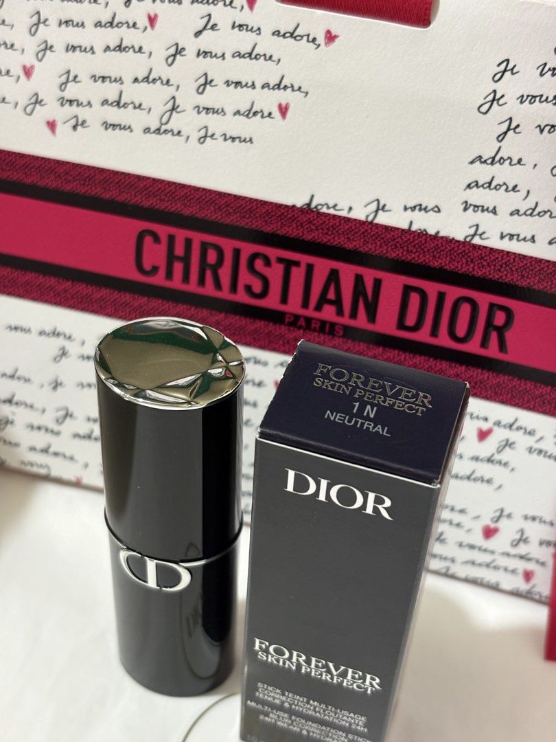 Dior Forever Skin Perfect Foundation Stick 1N (Category: Makeup) located in Pasay City. Submitted by keynbloom (Listing ID 1470077208, Image 3). Description: brandnew w box 1N 10x money back if proven fake.