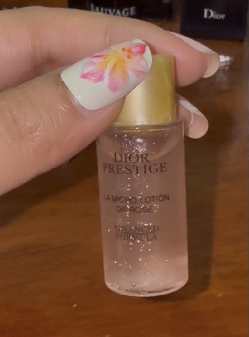 Dior Prestige La Micro-Lotion de Rose Advanced Formula 10ml (Category: Face Care) located in Makati City. Submitted by f_bags (Listing ID 1470094738, Image 2). Description: - Brand: Dior Prestige - Item: La Micro-Lotion de Rose (Advanced Formula) - Size: 10ml travel size bottle .