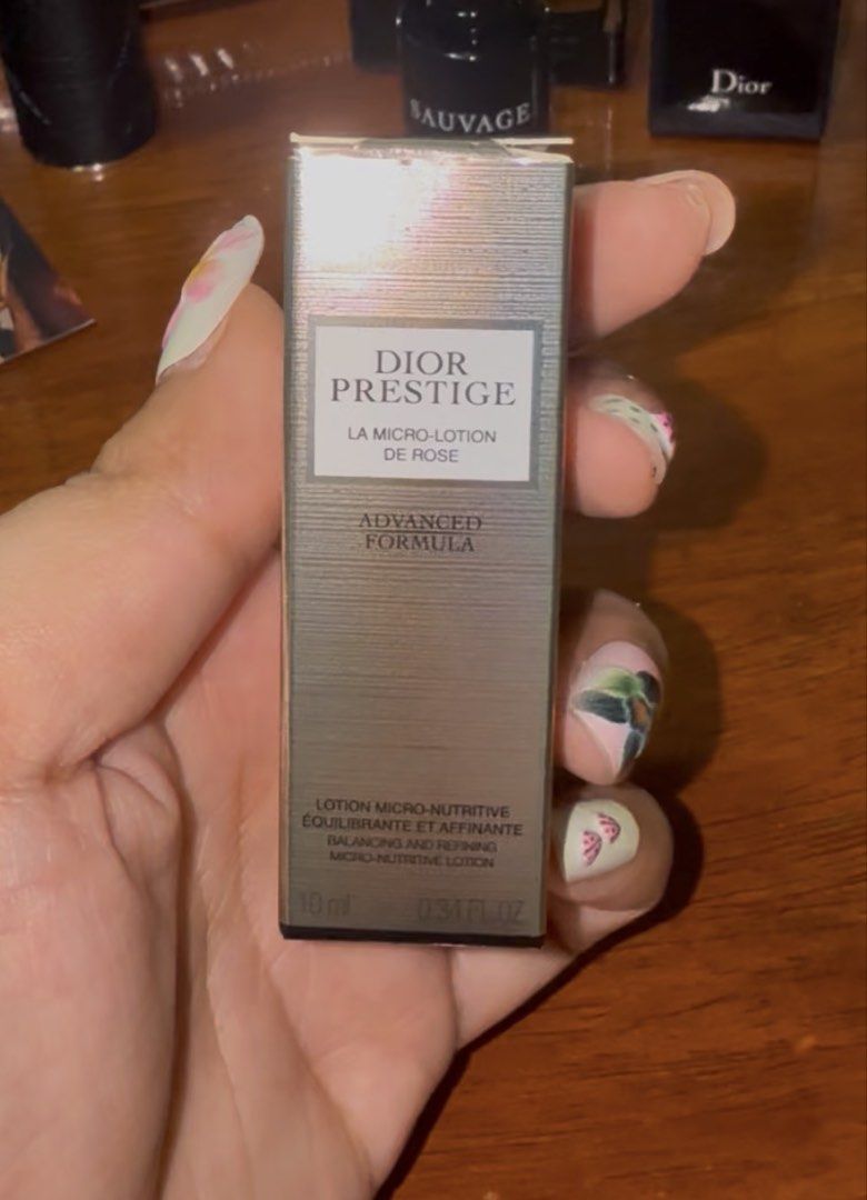 Dior Prestige La Micro-Lotion de Rose Advanced Formula 10ml (Category: Face Care) located in Makati City. Submitted by f_bags (Listing ID 1470094738, Image 1). Description: - Brand: Dior Prestige - Item: La Micro-Lotion de Rose (Advanced Formula) - Size: 10ml travel size bottle .