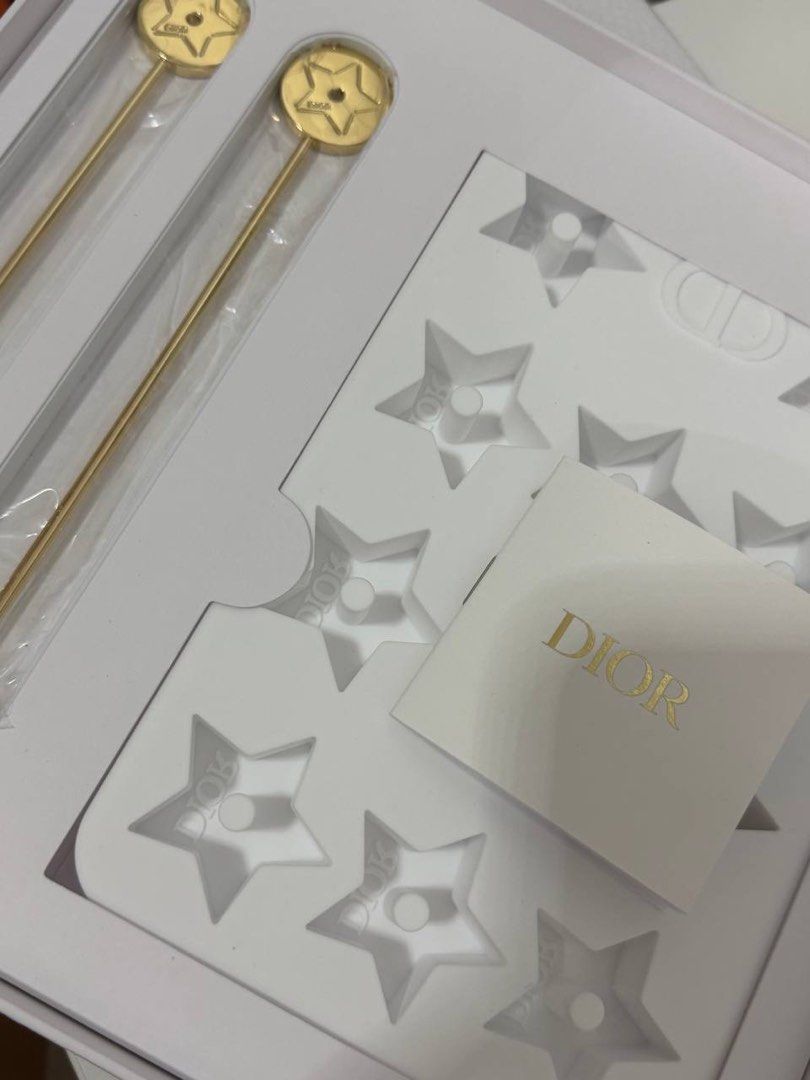 Service Star Layout Dior Star Ice Cube Tray and Stirrers Set, Furniture & Home Living ...