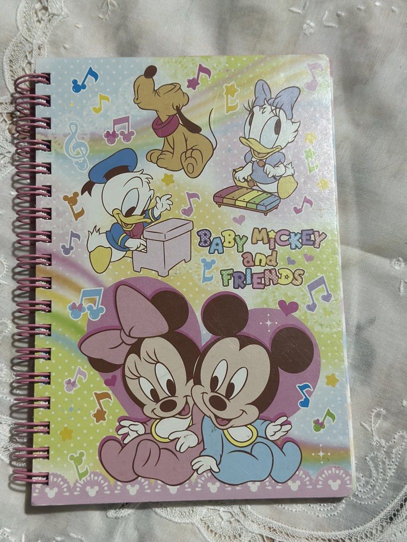 Disney Mickey & Friends spiral small notebooks 2pcs (Category: Vintage Collectibles) located in Davao. Submitted by favoritepreloved (Listing ID 1470117258, Image 3). Description: .