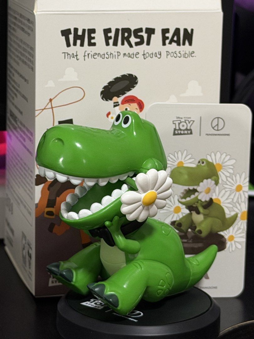 Poster Bugis Disney Pixar Toy Story Peaceminusone Rex The First Fan Figure, Toys ...