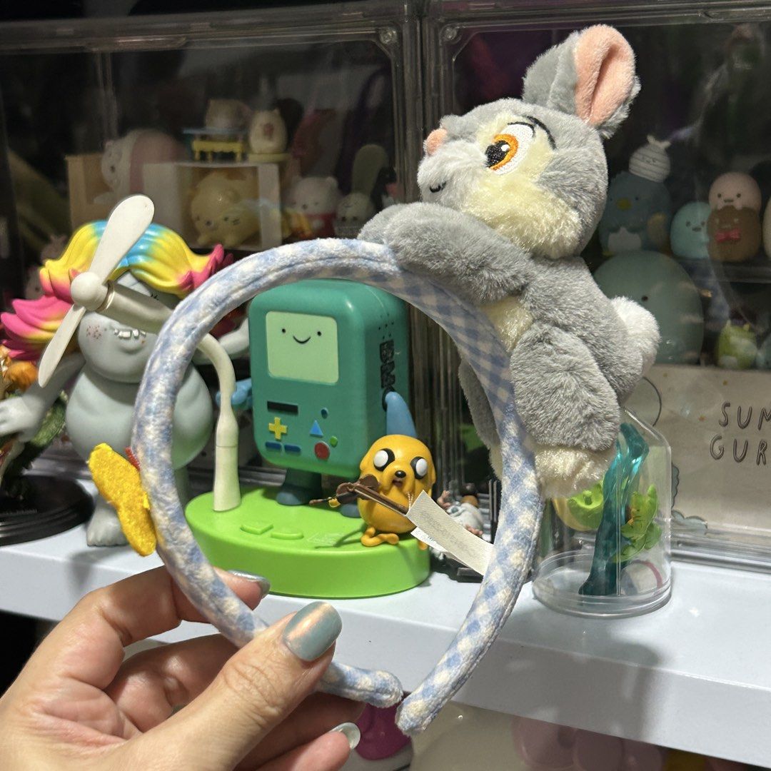 Disney Thumper Headband (Category: Plushies & Soft Toys) located in Quezon City. Submitted by kitsune.treasures (Listing ID 1469984922, Image 1). Description: *First to pay policy! *1 day reservation only. Failure to pay on time, auto cancel. 📍Quezon City * MOD: J&T | Lalamove * MOP: GCASH | BPI 📦ON HAND AND READY TO SHIP! CONDITION: WHAT YOU SEE IS WHAT YOU GET. Dimensions: Kindly check the photos for the actual measurements. Please check all 